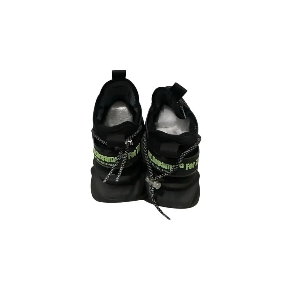 SAKITAMA Men’s 6 Black Green Sport Running Non Slip Casual Athletic Blade Shoes